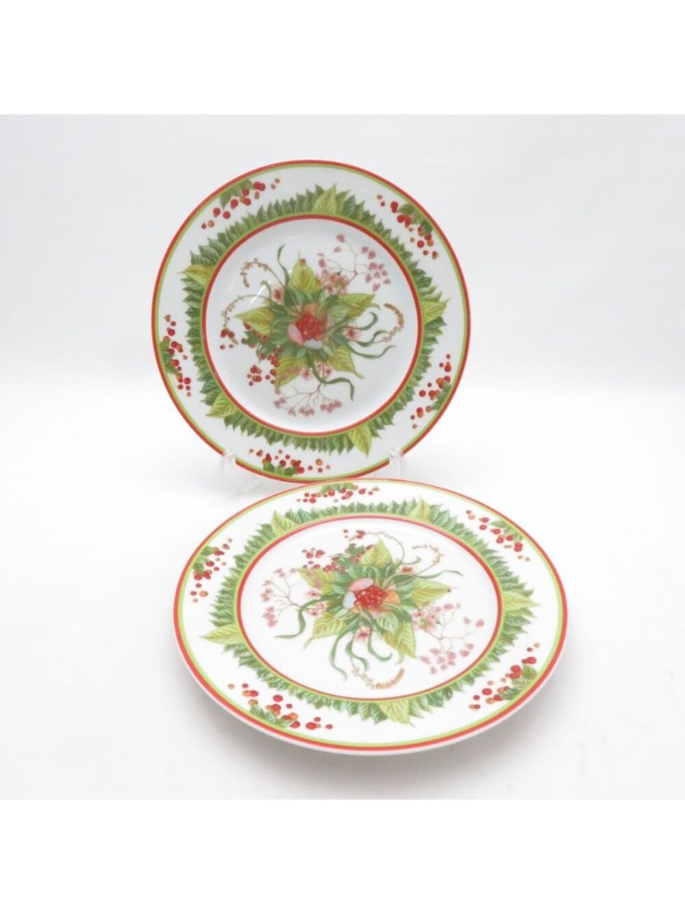 Hermes Garden of Pythagore le Jardin de 2 Medium Plates Plate Dessert